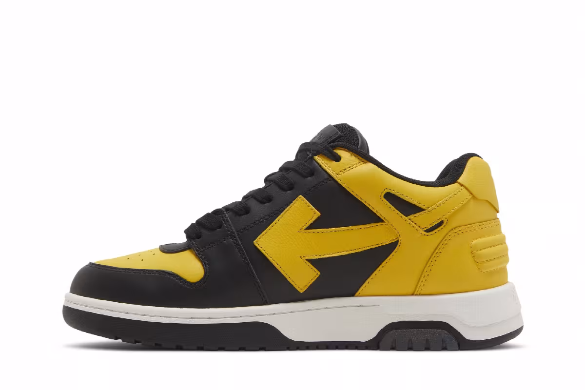 Off-White Out of Office Black Lemon Yellow, view 4