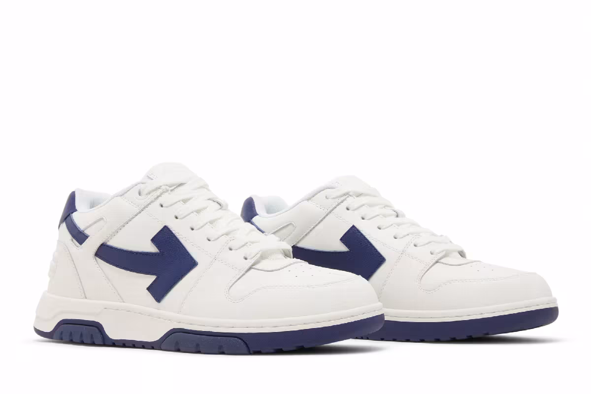 Off-White Out of Office White Navy Blue, view 9