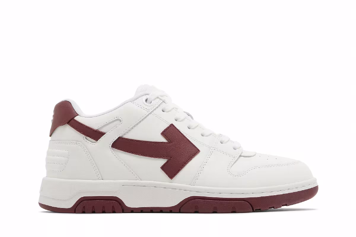 Off-White Out of Office White Burgundy, view 2