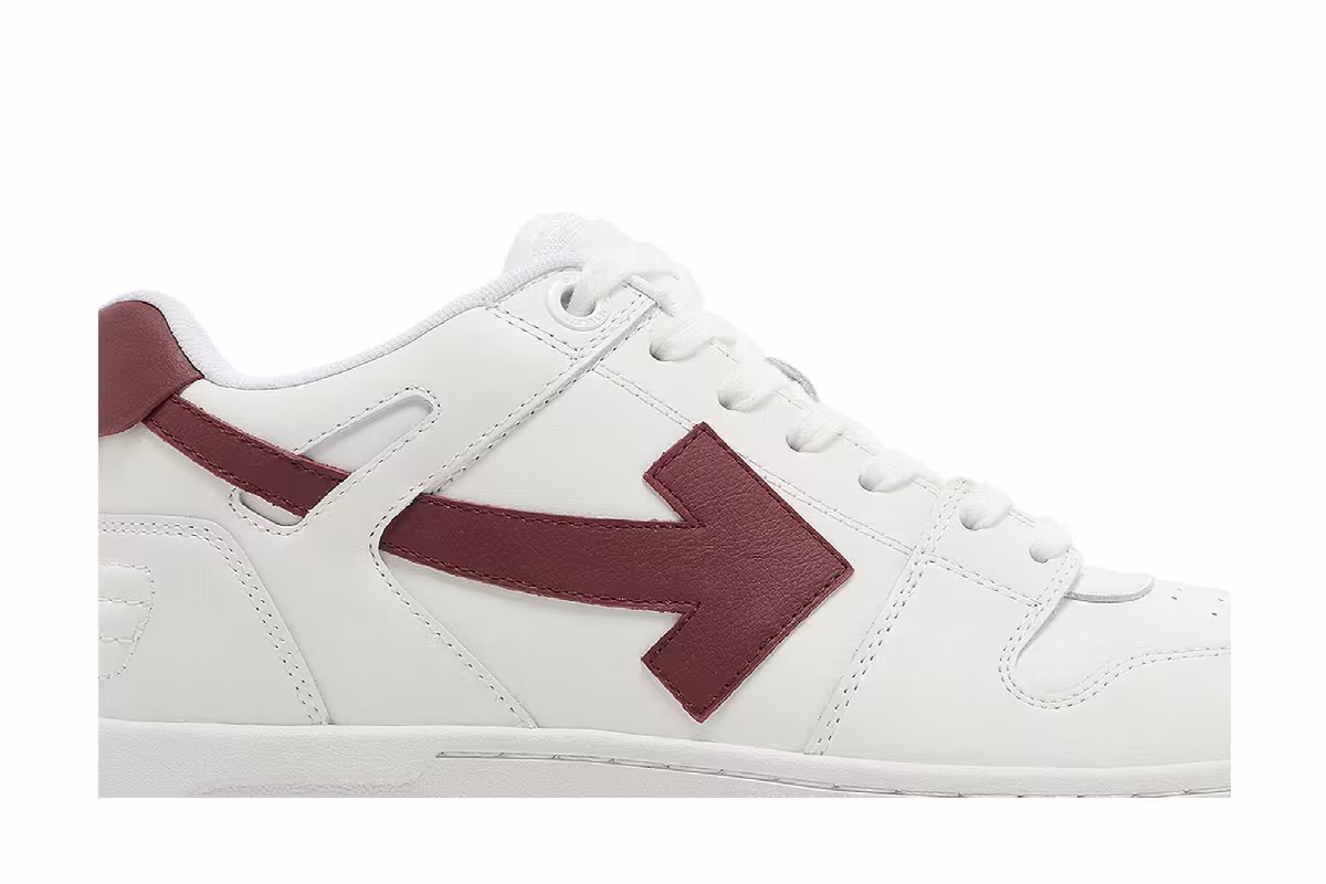 Off-White Out of Office White Burgundy, view 3