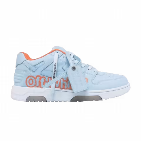 Off-White Out of Office Low 'Logo Print - Light Blue Orange'