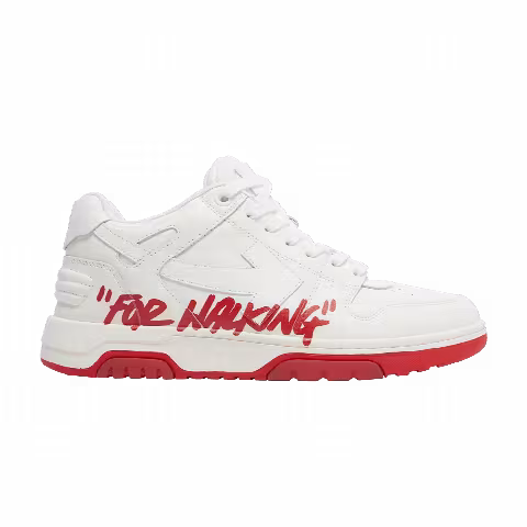 Off-White Out of Office Low 'For Walking - White Red' 2022