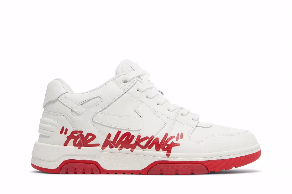 Off-White Out of Office Low For Walking - White Red 2022, view 2