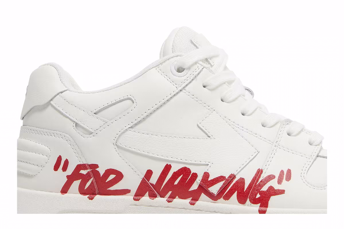 Off-White Out of Office Low For Walking - White Red 2022, view 3