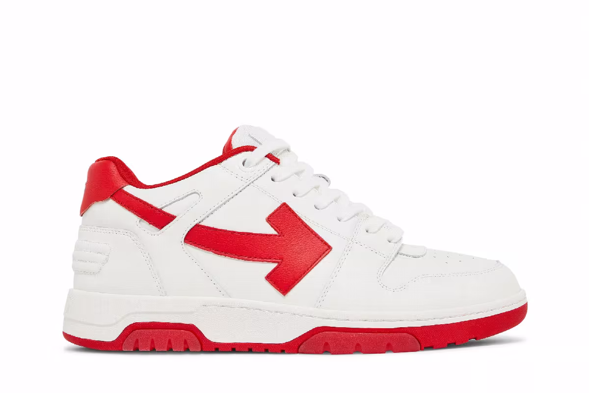 Off-White Out of Office Low White Red, view 2