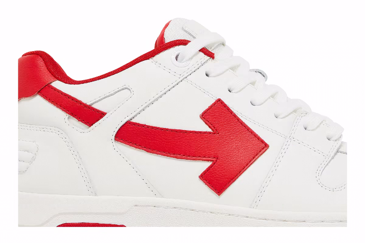 Off-White Out of Office Low White Red, view 3