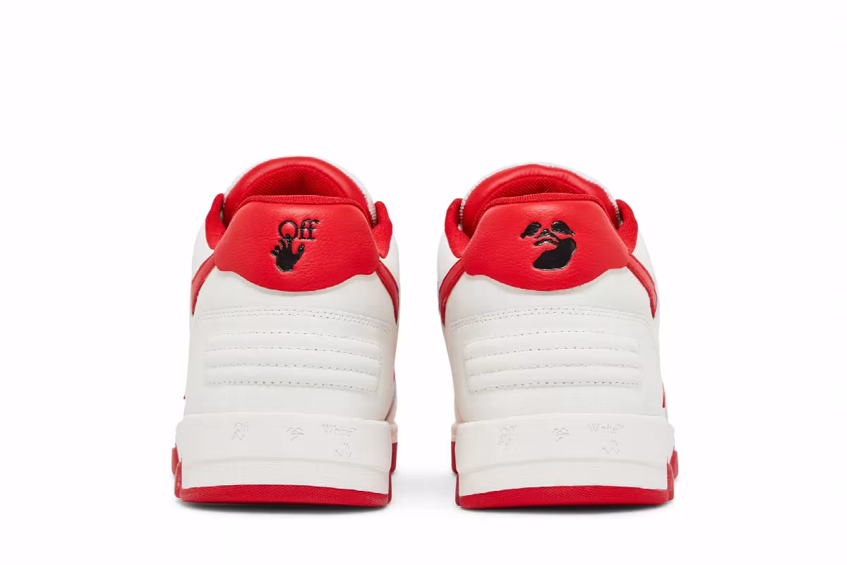 Off-White Out of Office Low White Red, view 7