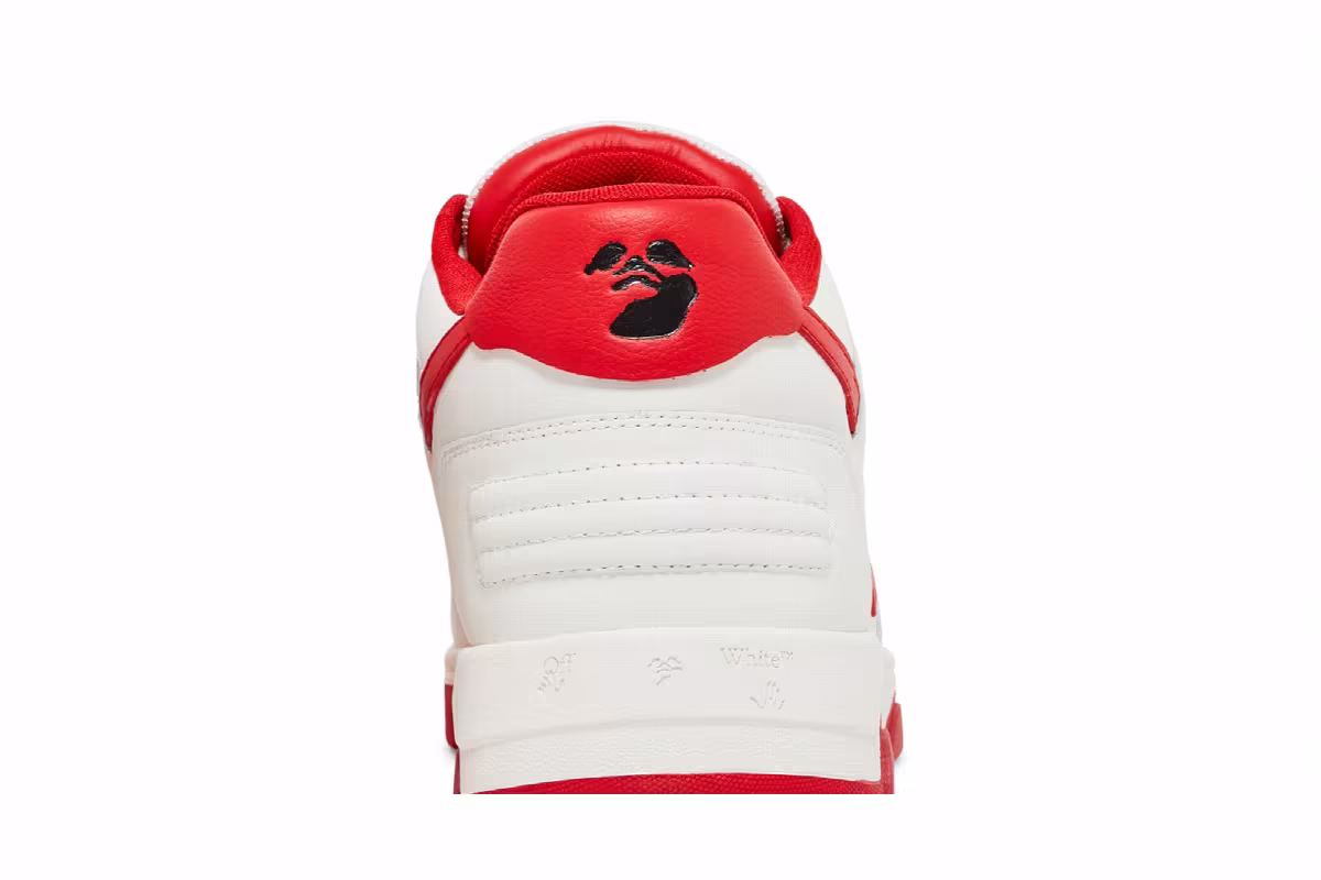 Off-White Out of Office Low White Red, view 8