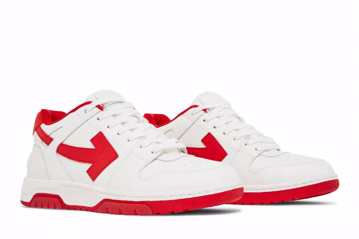 Off-White Out of Office Low White Red, view 9
