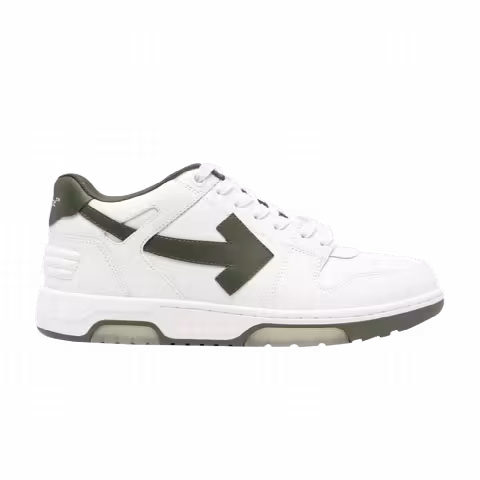 Off-White Out of Office 'White Military Green'