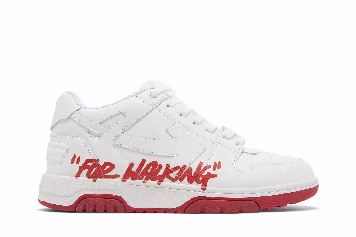 Off-White Out of Office Low For Walking - White Red 2023, view 2