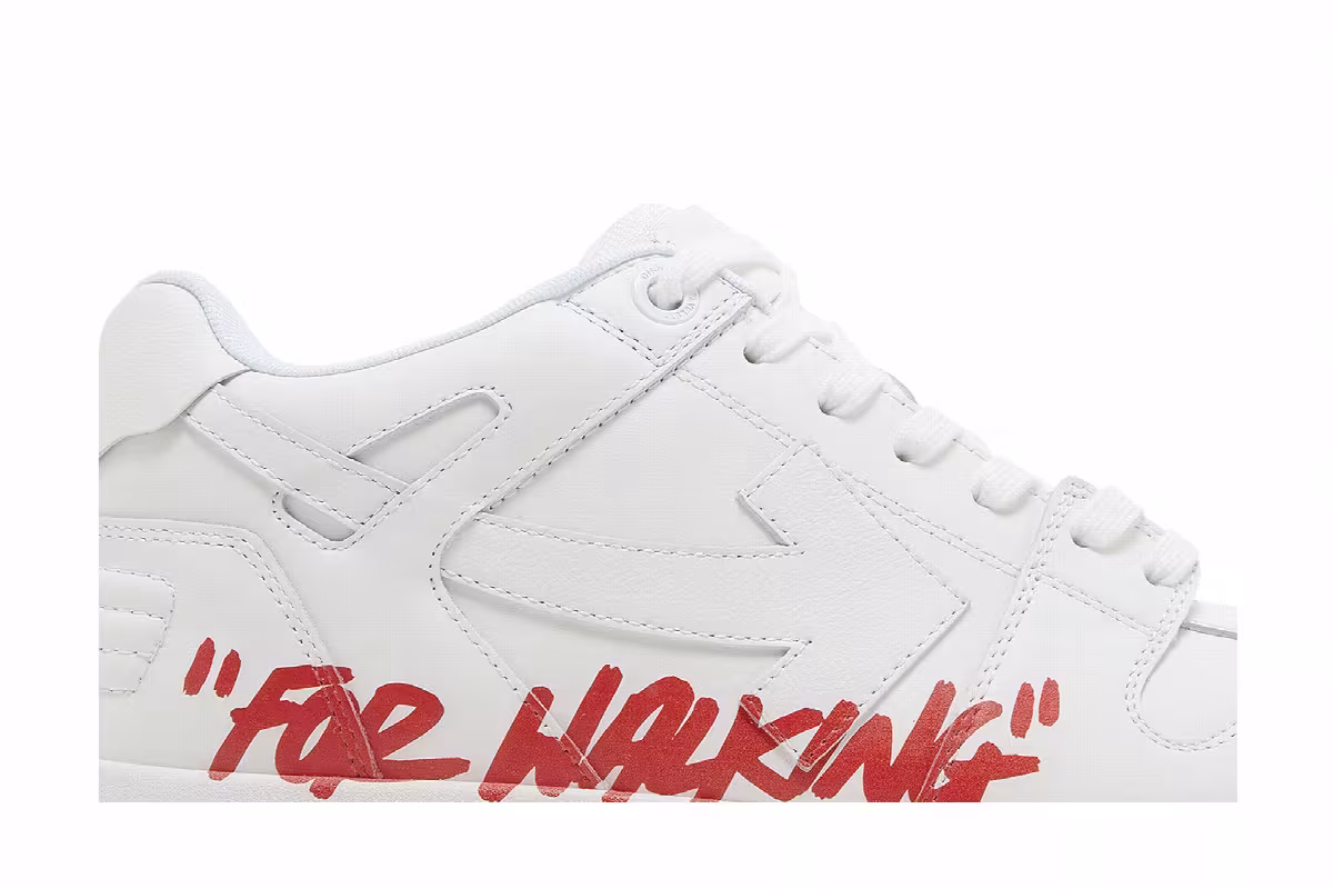 Off-White Out of Office Low For Walking - White Red 2023, view 3
