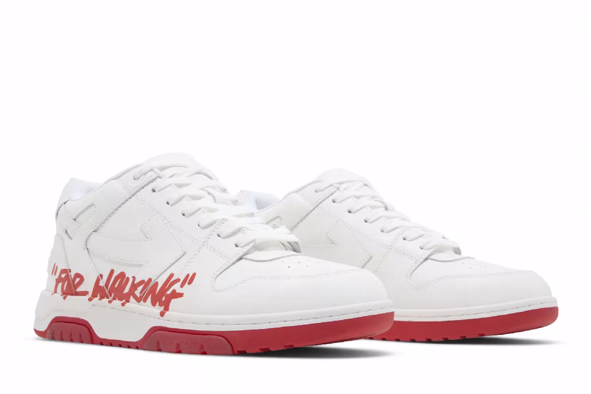 Off-White Out of Office Low For Walking - White Red 2023, view 9