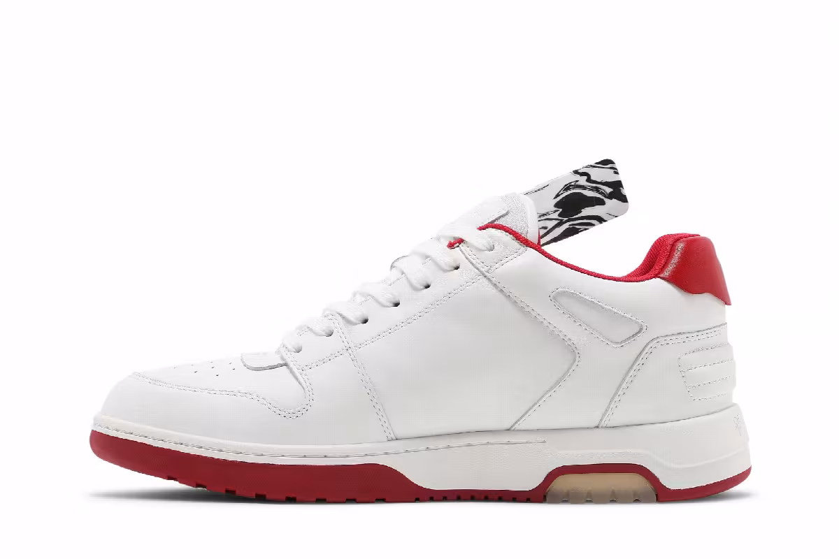 Off-White Out of Office Low White Red, view 4