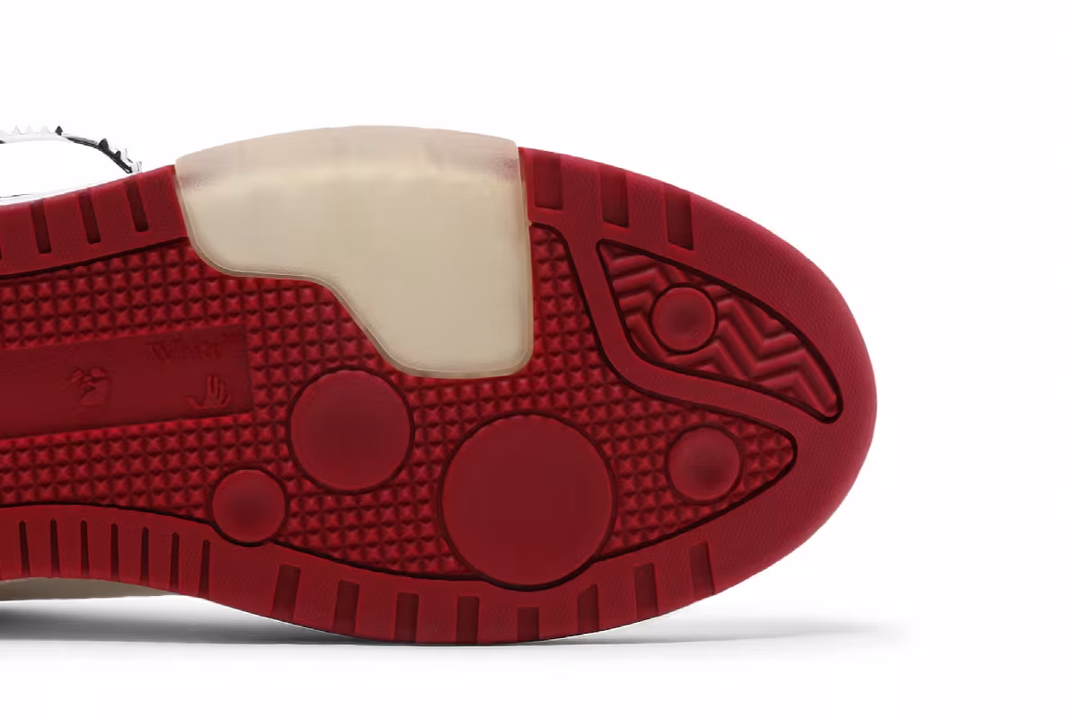 Off-White Out of Office Low White Red, view 6