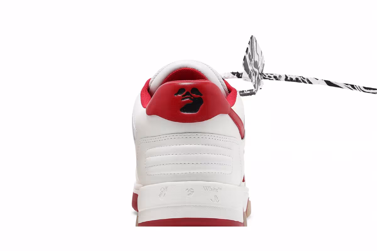 Off-White Out of Office Low White Red, view 8