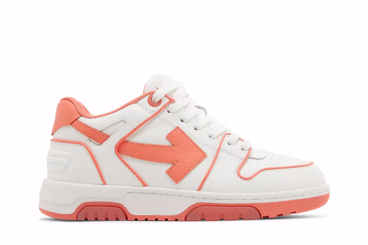 Off-White Women's Out Of Office Outlined - White Coral Red, view 2