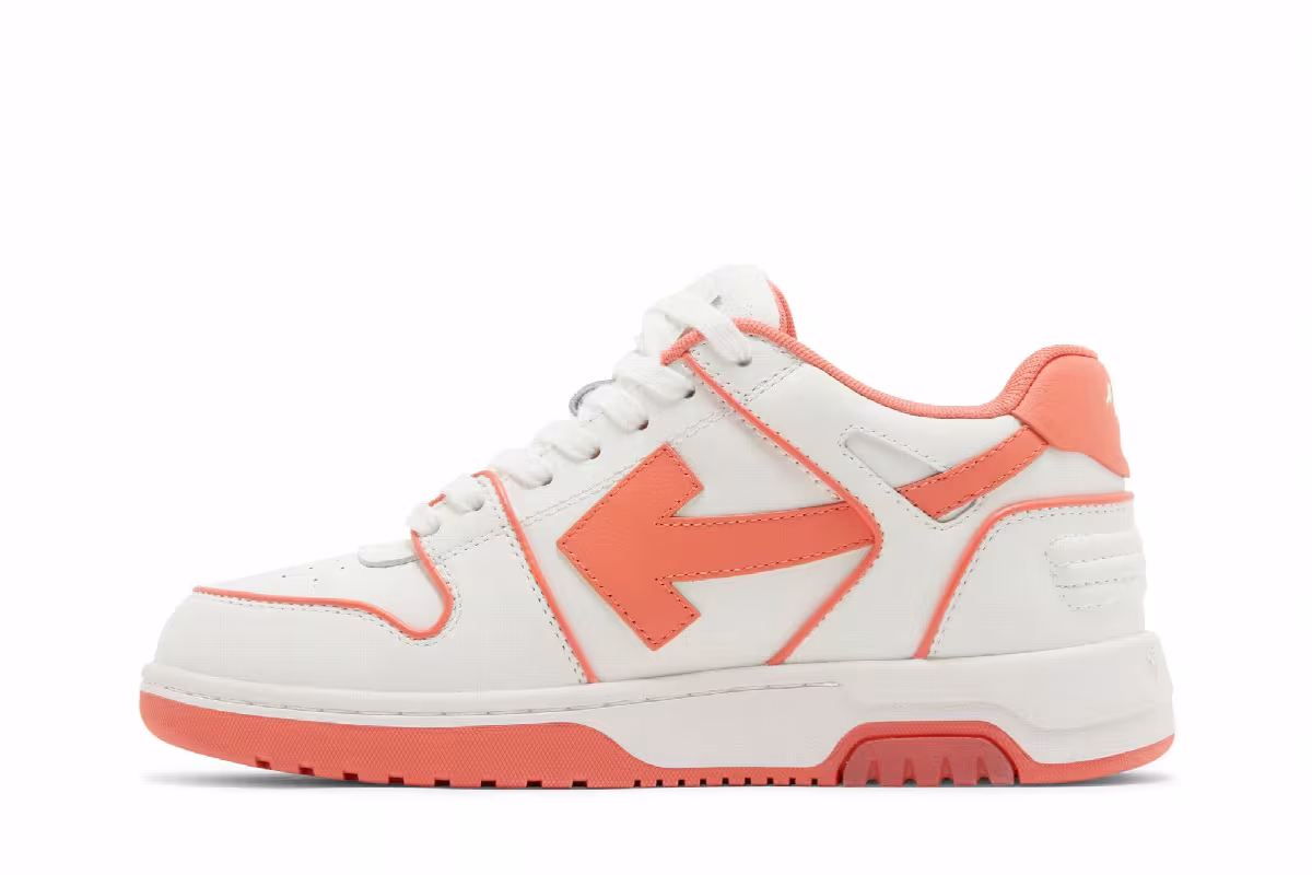 Off-White Women's Out Of Office Outlined - White Coral Red, view 4