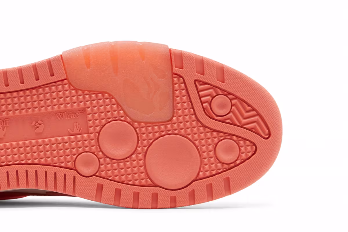 Off-White Women's Out Of Office Outlined - White Coral Red, view 6
