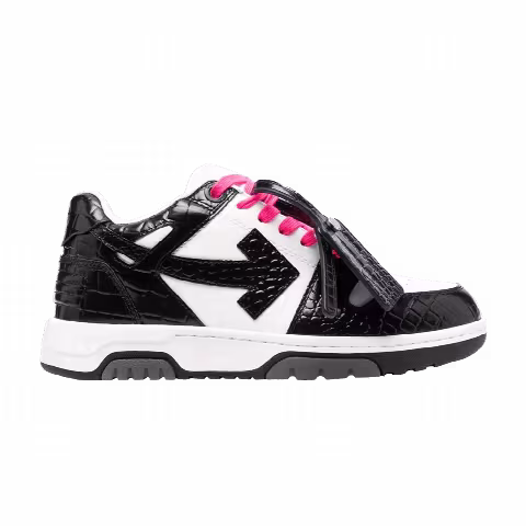 Off-White Wmns Out of Office 'Croc - Black White'