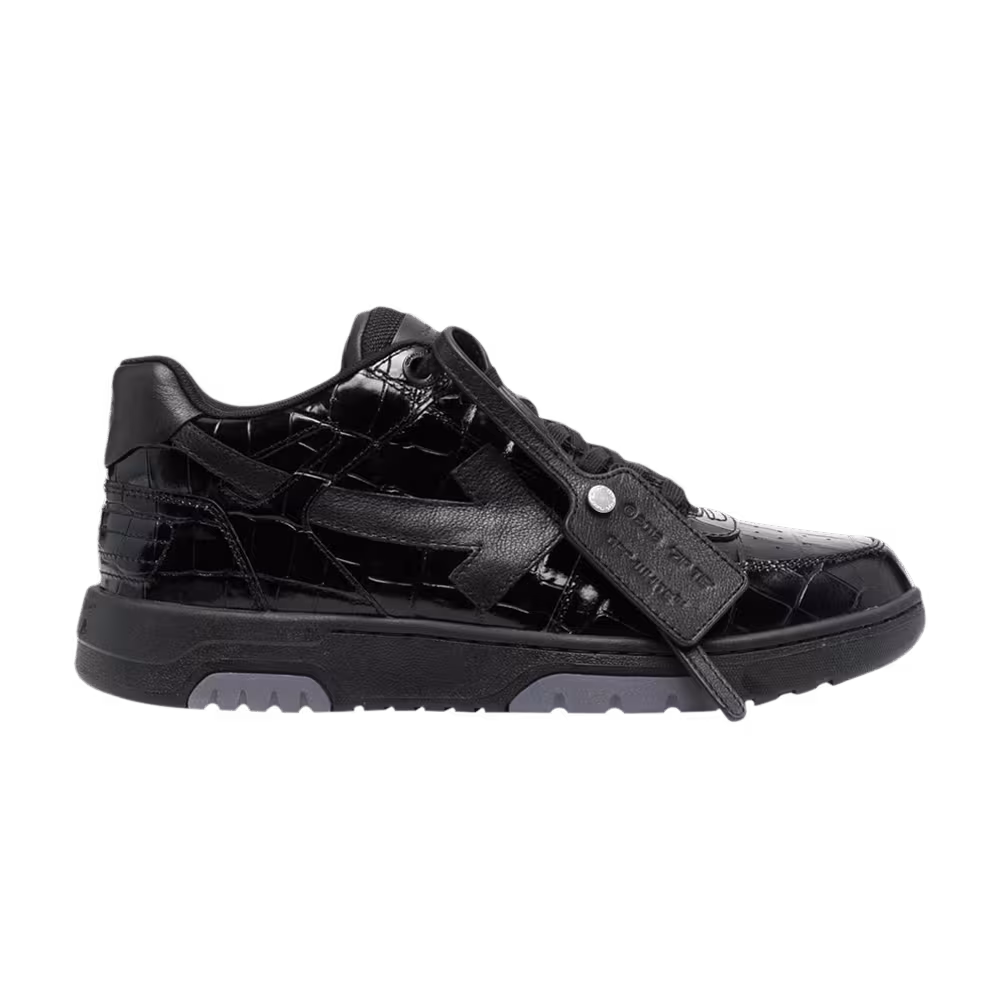 Off-White Out of Office Black Crocodile