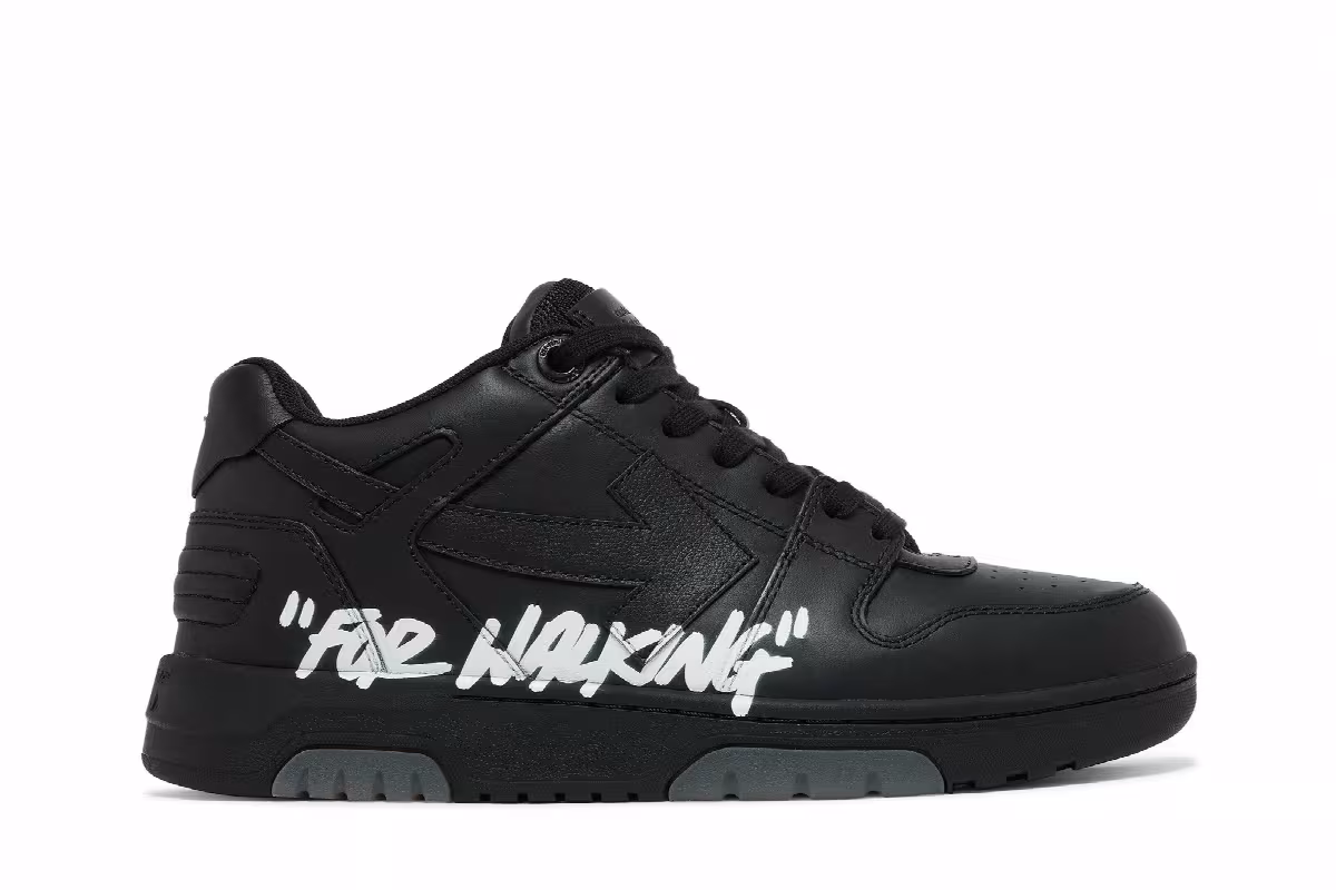 Off-White Out of Office Low For Walking - Black White, view 2
