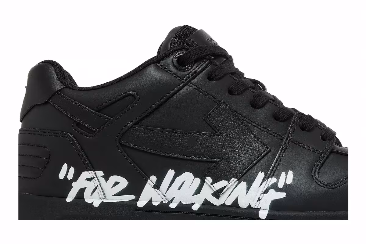 Off-White Out of Office Low For Walking - Black White, view 3