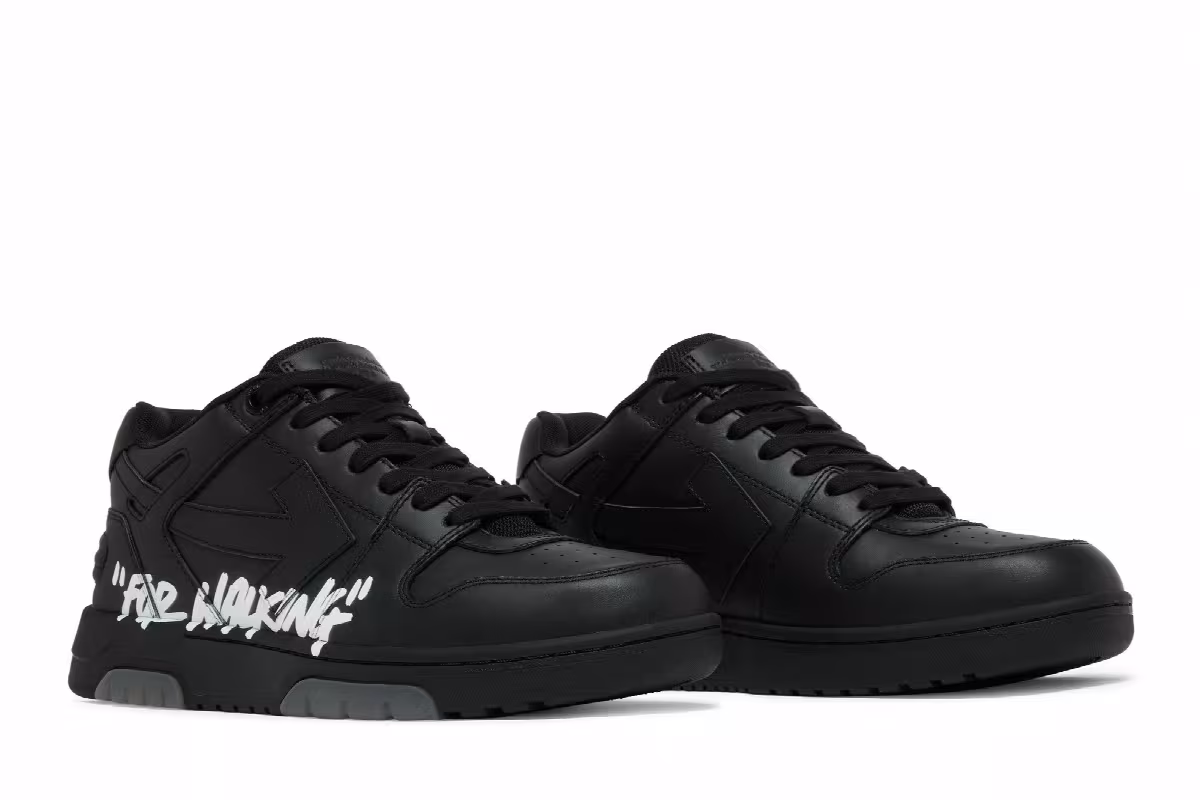 Off-White Out of Office Low For Walking - Black White, view 9