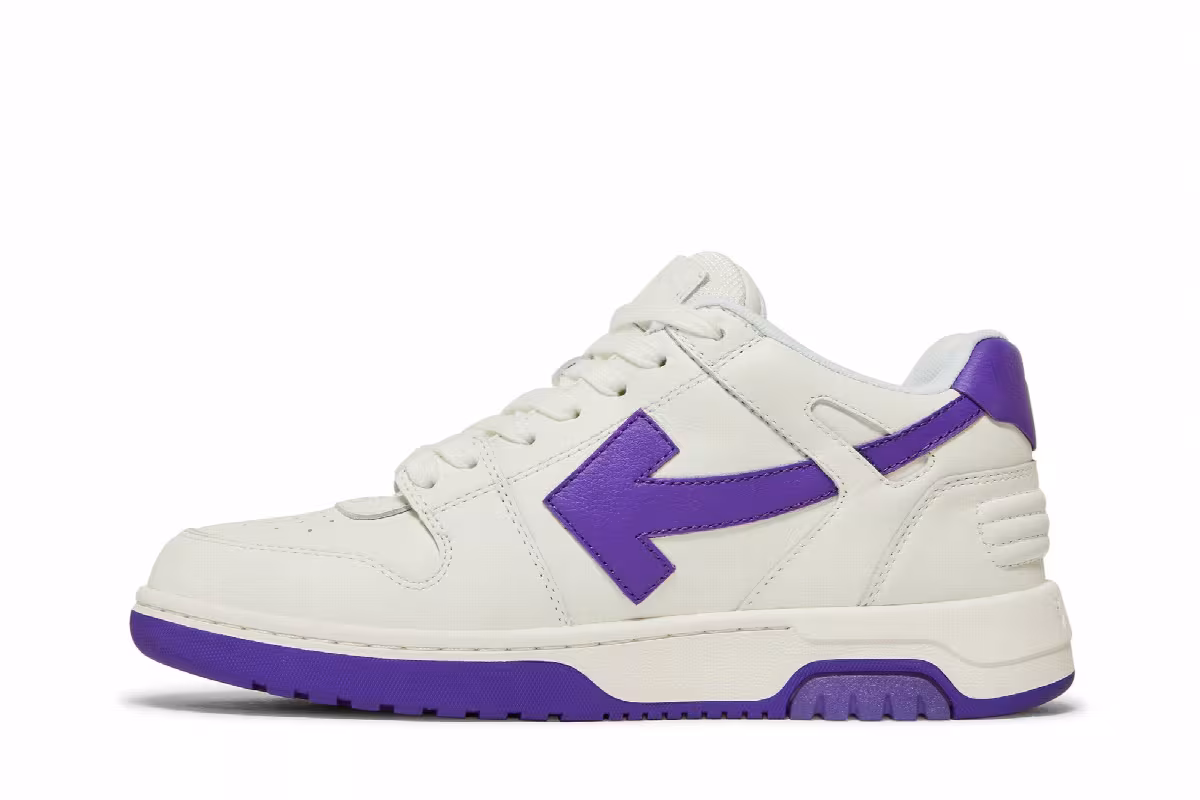 Off-White Women's Out Of Office White Dark Purple, view 4