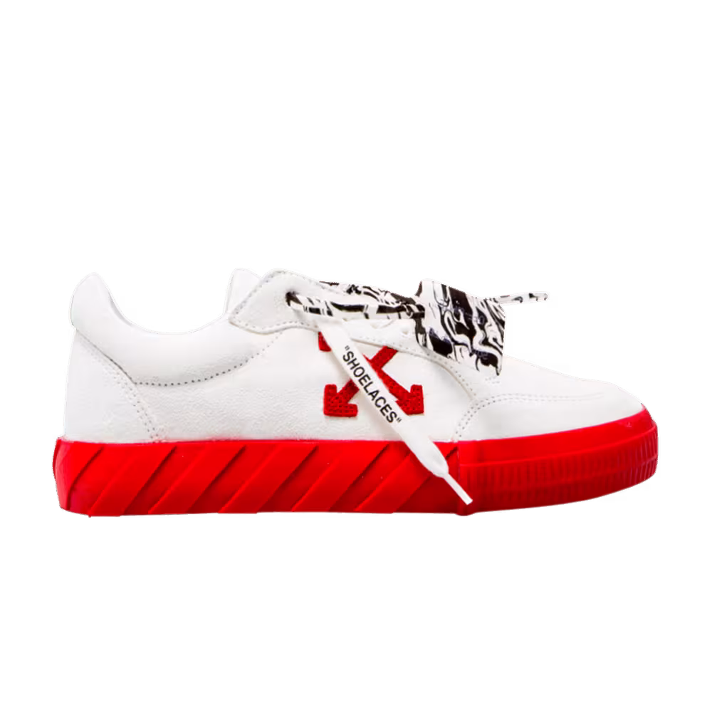 Off-White Vulcanized Low White Red