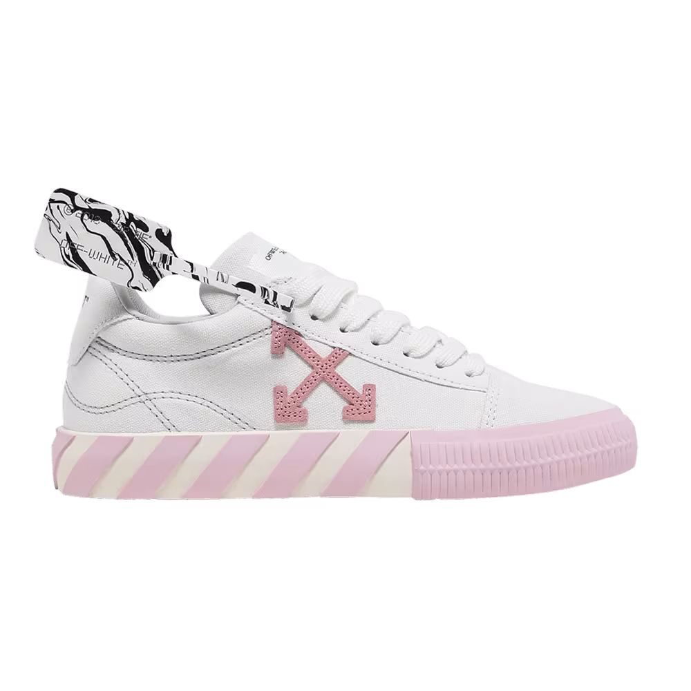 Off-White Women's Vulc Sneaker White Pink 2021