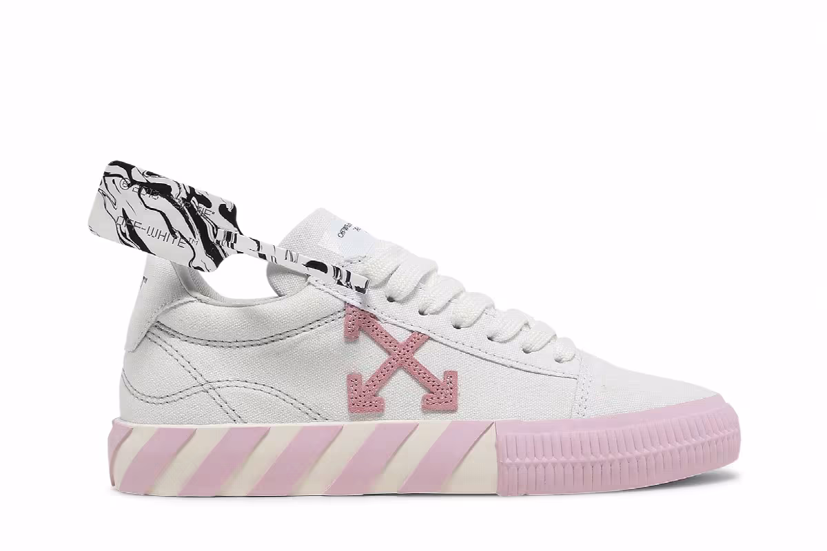 Off-White Women's Vulc Sneaker White Pink 2021, view 2