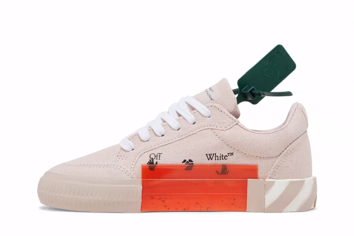 Off-White Women's Vulc Sneaker Blush Pink, view 4