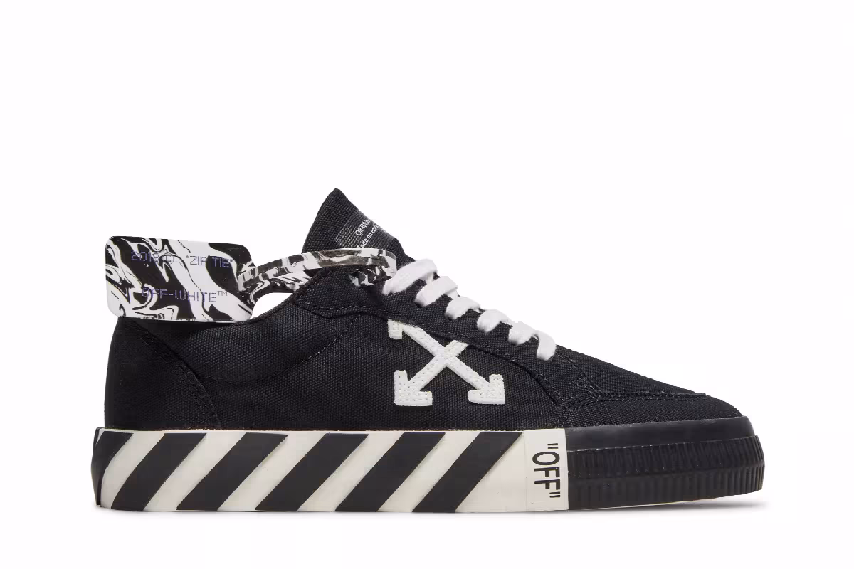 Off-White Vulc Low Black White, view 2