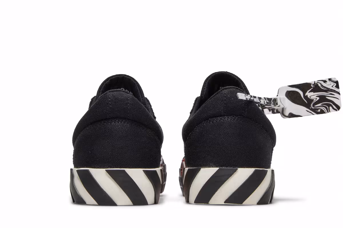 Off-White Vulc Low Black White, view 7