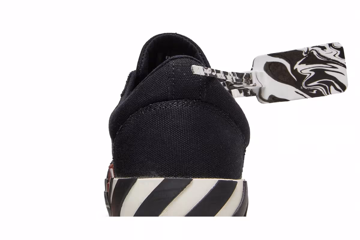 Off-White Vulc Low Black White, view 8