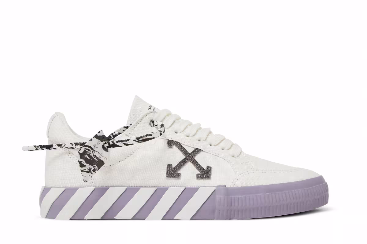 Off-White Vulc Sneaker White Lavender, view 2