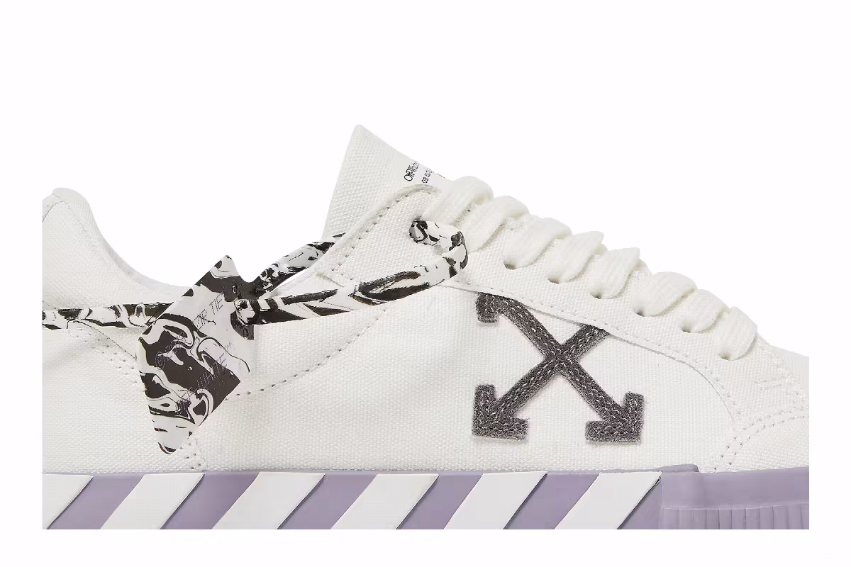 Off-White Vulc Sneaker White Lavender, view 3