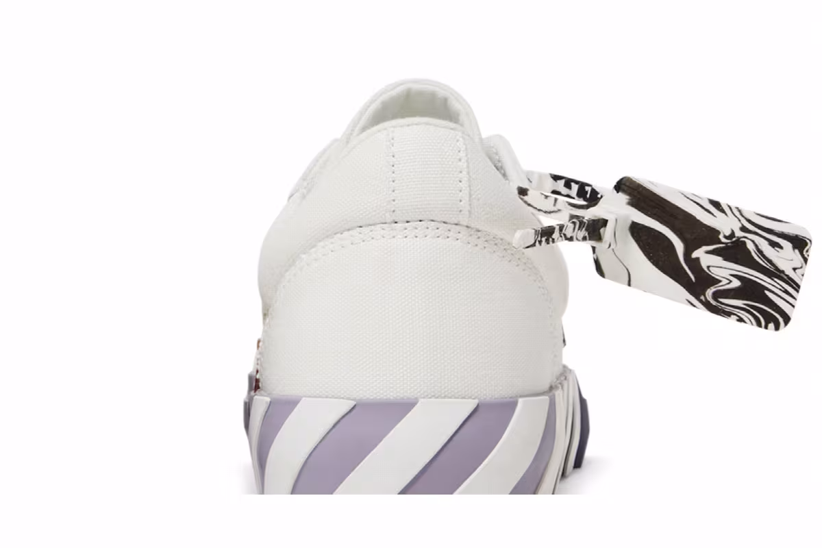 Off-White Vulc Sneaker White Lavender, view 8