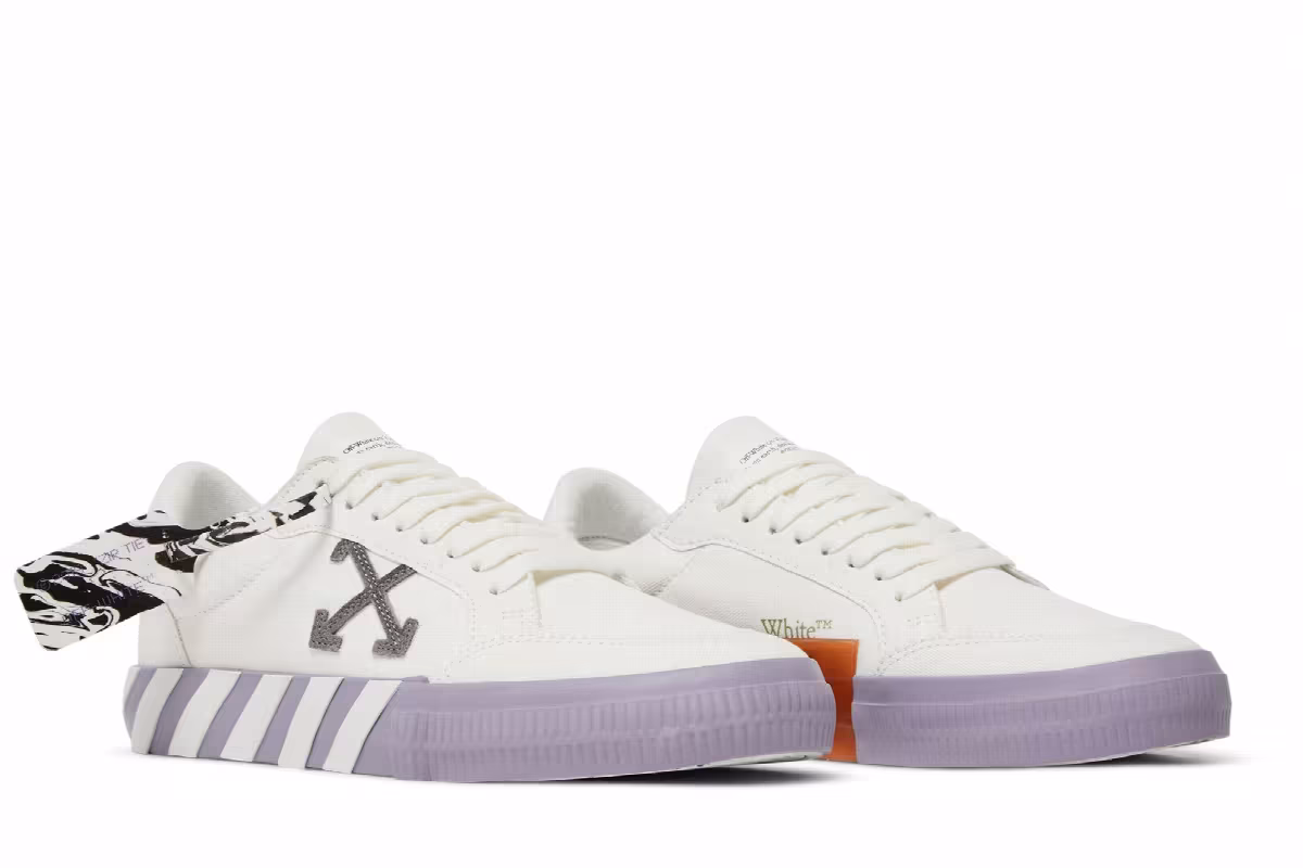 Off-White Vulc Sneaker White Lavender, view 9