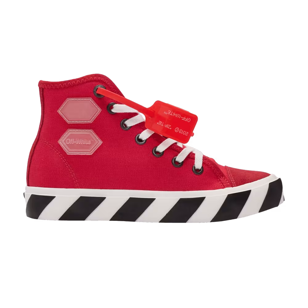 Off-White Vulc High Red