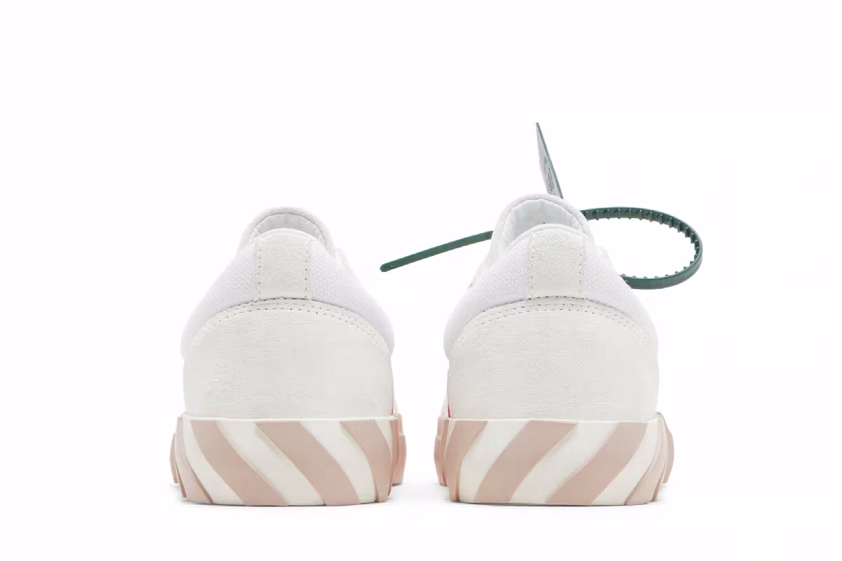 Off-White Women's Vulc Sneaker White Light Pink, view 7
