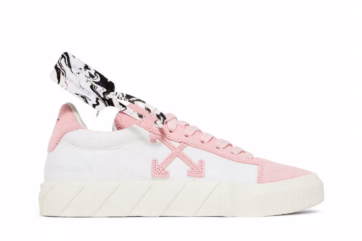 Off-White Women's Vulc Eco Sneaker White Pink, view 2
