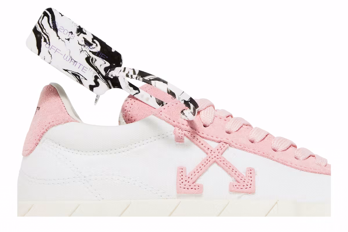 Off-White Women's Vulc Eco Sneaker White Pink, view 3