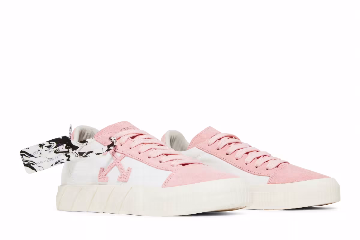 Off-White Women's Vulc Eco Sneaker White Pink, view 9