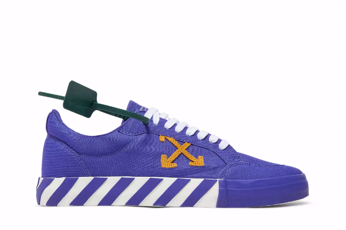Off-White Vulc Sneaker Ultra Violet Yellow, view 2