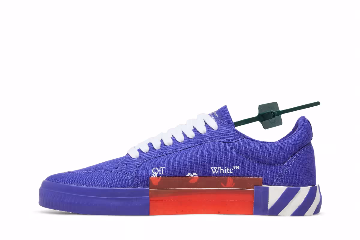Off-White Vulc Sneaker Ultra Violet Yellow, view 4