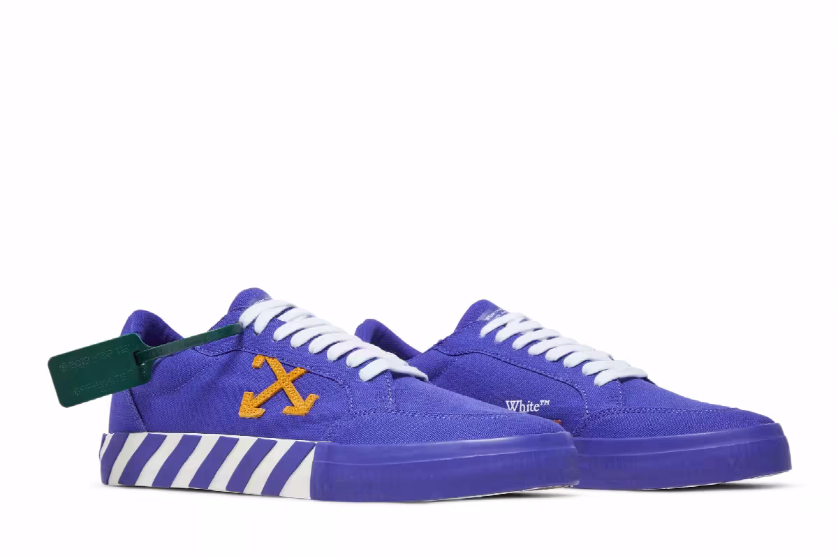 Off-White Vulc Sneaker Ultra Violet Yellow, view 9