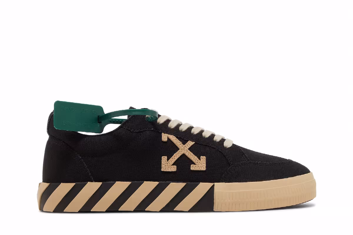 Off-White Vulc Sneaker Black Beige, view 2