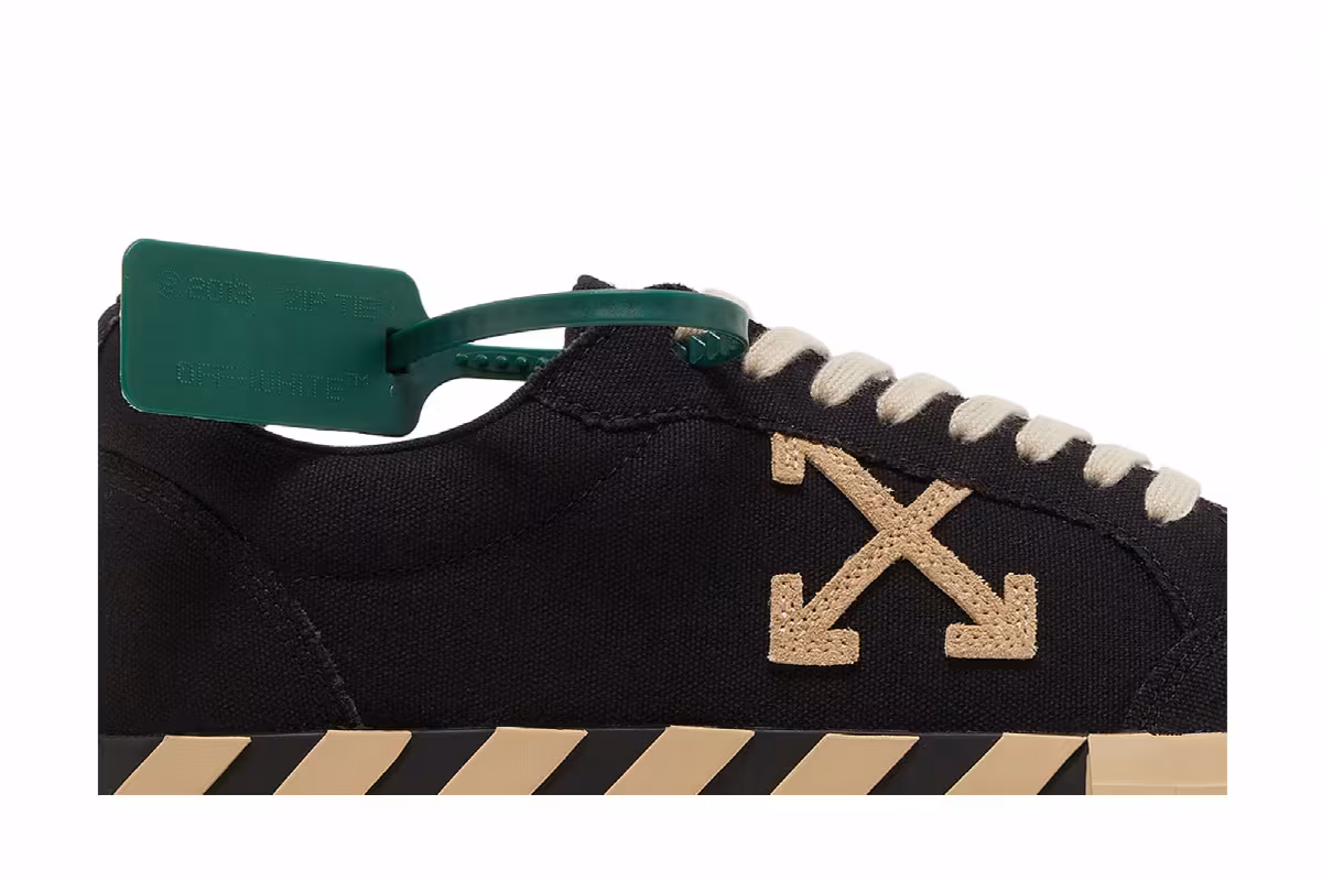 Off-White Vulc Sneaker Black Beige, view 3